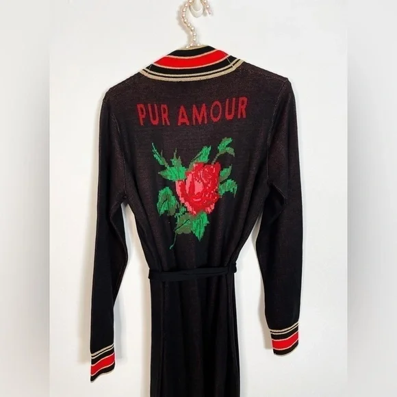 L'AGENCE Cleo Pur Amour Long Belted Cardigan - Picture 4 of 5